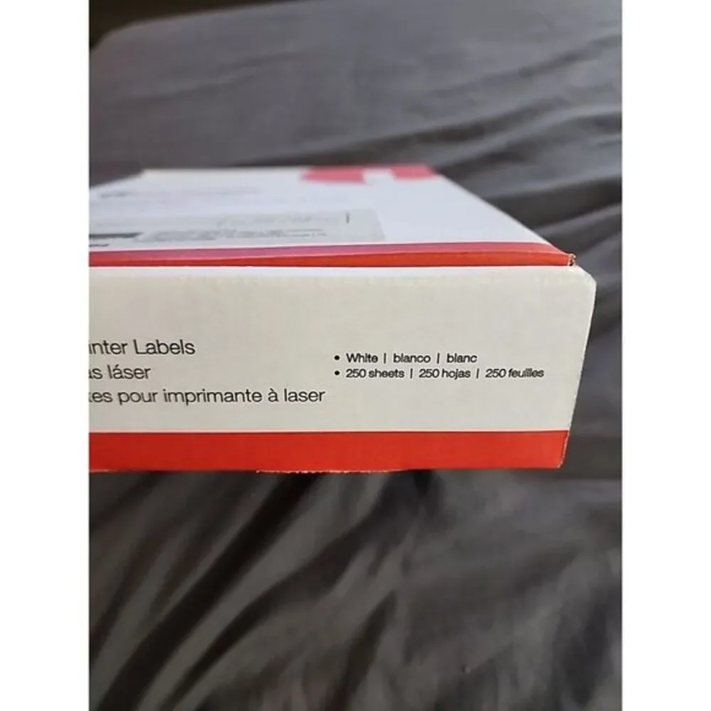 Incomplete Universal Office‎ 80004 Laser Printer Permanent Labels, 2 X 4, White